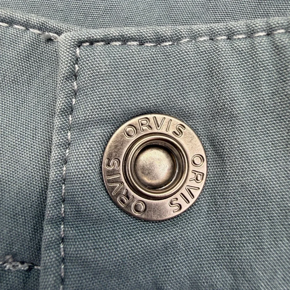 Orvis Shorts Mens 36 Blue Jackson Quick-Dry Outdoor Hiking Utility